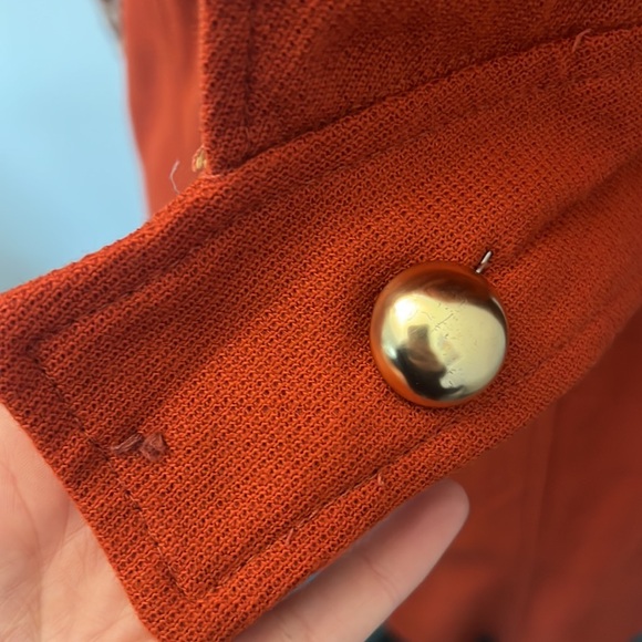 Vintage 1960s fall turtleneck handmade dress small - Picture 7 of 8